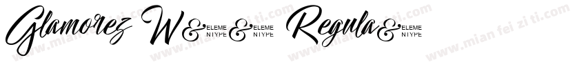Glamorez W05 Regula字体转换